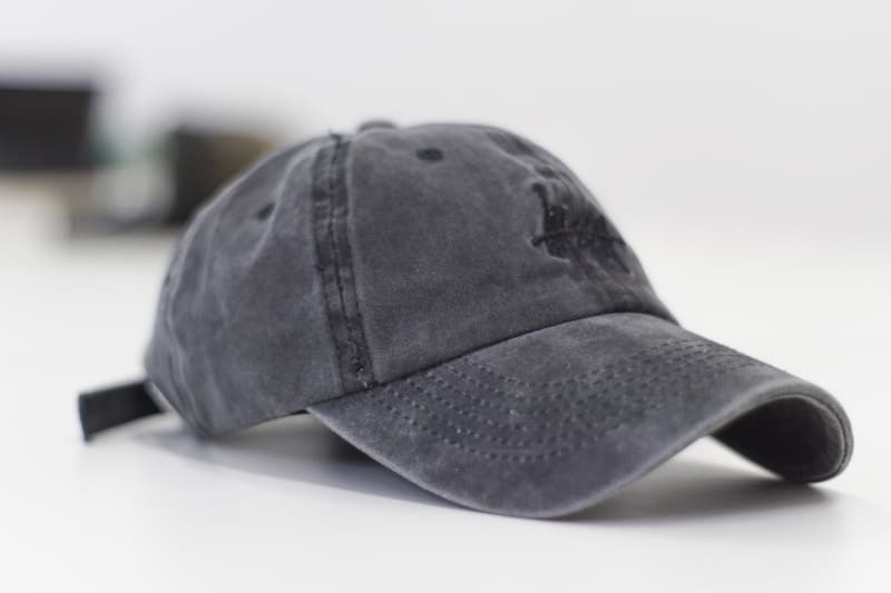 Navy embroidered baseball cap