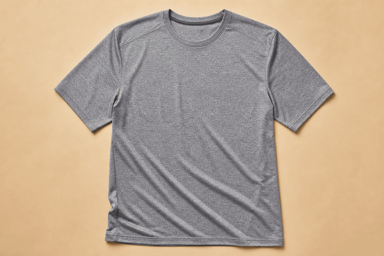 Heather gray performance t-shirt