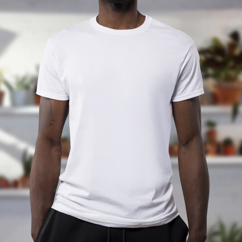 White executive polo shirt flat lay